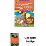 Timaş Çocuk Hayvanların Renkli Dünyası + Geometri Hediye