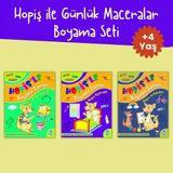 Timaş Çocuk Hopiş ile Günlük Maceralar Boyama Seti (3 Kitap) - 4-6 Yaş