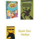 Timaş Çocuk Levent Ilk Okuma Kitaplarım - Set (10 Kitap) + Dünyanın Merkezine Yolculuk + Siyah Inci Hediye - Hayır