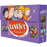 Timaş Çocuk Levent İz Peşinde - 05 Set (5 Kitap Takım) Komik Macera Serisi