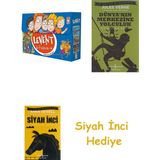 Timaş Çocuk Levent Iz Peşinde 4 Set (5 Kitap) + Dünyanın Merkezine Yolculuk + Siyah Inci Hediye - Hayır