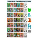 Timaş Çocuk Levent Türkiye'yi Geziyorum 1 - 2 - 3 - 4 -5 - 6 - 7 Set (8+ Yaş) 35 kitap
