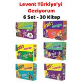 Timaş Çocuk Levent Türkiye'yi Geziyorum 1 - 2 - 3 - 4 - 5 - 6 (toplam 6 Set - 30 Kitap) Bütün Kitaplar