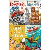 Timaş Çocuk Mert Arık 3 Kitap (Robonlar +Naneyi Yedik...+Bu Kadar ..) + On Numara Beş Yıldız Aprt. / 4 Kitap Set