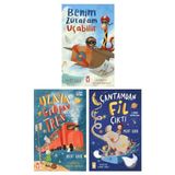 Timaş Çocuk Mert Arık 3 Kitap Set - Benim Zürafam Uçabilir Uzaya Giden Tren Çantamdan Fil Çıktı 9 - 12 Yaş