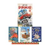 Timaş Çocuk Mert Arık-Robonlar, Çantamdan Fil Çıktı, Uzaya Giden Tren, Benim Zürafam Uçabilir (4 Kitap-Set)