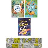 Timaş Çocuk Soru ve Cevaplarla Bana Dinimi Anlat + Kur'an Atlası + Esmaü'l Hüsna Atlası 3 Kitap Set + Cetvel