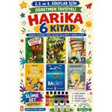 Timaş Çocuk Timaş 2,3. ve 4.sınıflar Için Öğretmen Tavsiyeli Harika 6 Kitap -4 (Slime Set Hediyeli) - Hayır