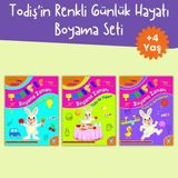 Timaş Çocuk Todiş’in Renkli Günlük Hayatı Boyama Seti (3 Kitap) -4-6 Yaş