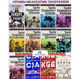Timaş Yayınları Ali Çimen 12 Kitap- Başkanın Gözleri-Cıa. Avrupa Tarihi, Tarihi Değiştiren Askerler, Savaşlar, Günler, Konuşmalar, Bilginler, Liderler, Kadınlar, Olaylar, Kısa Dünya Tarih, Kgb Kremlinin Gözleri
