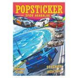 Timaş Yayınları Spor Arabalar Boyama Kitabı Popsticker