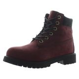 Timberland 15 cm Premium Waterproof (Junior) Bağcıklı Çizme, Şarap Kırmızısı, Weinrot, 37.5 EU