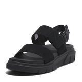 Timberland 2 Askılı kadın SANDALETLERİ, BLK SÜET, 37 EU