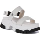 Timberland 2 kayışlı kadın sandaleti, Beyaz, 40 EU