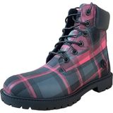 Timberland 6 Inch Lace Up Waterproof Kadın Bot - TB0A5QXG - Siyah - Kırmızı