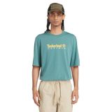 Timberland ANTI-UV OUTDOOR GRAPHIC Mavi Kısa Kol T-Shirt, XL, ANTI-UV OUTDOOR GRAPHIC, Mavi-101982598, Erkek