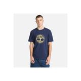 Timberland B0A5MVR4511-R Tree Logo Lake House Graphic Tee Erkek T-Shirt Lacivert
