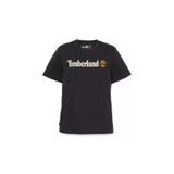 Timberland B0a5upq0011-r Linear Logo Short Sleeve Tee Erkek T-shirt Siyah