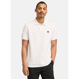 Tımberland Beyaz Mıllers Rıver Pique Short Sleeve Polo Erkek Polo T-Shirt TB0A6VDP1001