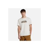 Timberland Big Oval Logo Tee Erkek T-Shirt,White S