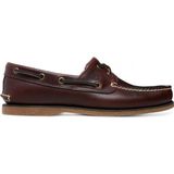 Timberland C25077 Root Beer Smooth 2 Eye Bordo Erkek Boat Ayakkabı