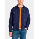 Timberland Corduroy Collar Utility Overshirt Erkek Koyu Mavi Gömlek TB0A44TN4511