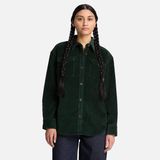 Timberland Corduroy Overshirt Kadin Koyu Yeşil Gömlek TBC0YH55EA11 - XS