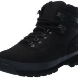 Timberland Deri + Tekstil Siyah Erkek Bot Euro Hiker MID LACE UP BOOT, 45, 5003184994006