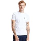 Timberland Dunstan River Chest Pocket Erkek Beyaz Yuvarlak Yaka Tişört, M