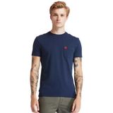 Timberland Dunstan River Chest Pocket Erkek Beyaz Yuvarlak Yaka Tişört, S