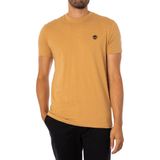 Timberland Dunstan River Crew Erkek Bej Yuvarlak Yaka Tişört, M