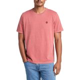 Timberland Dunstan River Erkek T-Shirt, Kısa Kollu, Bisiklet Yaka, Turuncu, XL
