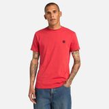 Timberland Dunstan River Short Sleeve Tee Erkek T-Shirt - Kırmızı - 2XL