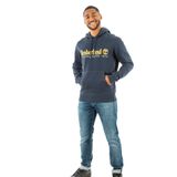 Timberland Embroidery Logo Brush Back Erkek SweatShirt - TB0A5NR2 Lacivert L