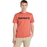 Timberland Embroidery Logo Tee Kırmızı Erkek Kısa Kol T-Shirt