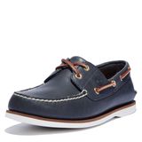 Timberland Erkek Classic 2 Eye bot ayakkabısı, Mavi Md Blue Full Grain, 42 EU