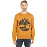 Timberland Erkek Core Logo Crew Bb Sweatshirt, Buğday Çizmesi/Siyah, L