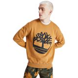 Timberland Erkek Core Logo Crew Bb Sweatshirt, Buğday Çizmesi/Siyah, M
