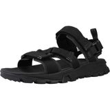 Timberland Erkek Garrison Trail Dokuma Askılı Sandalet, Jet Siyah, 7