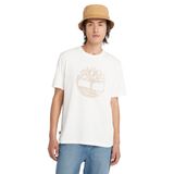 Timberland Erkek Giysi Dye Logo Graphic Tee Atlet, Undyed (renksiz), M