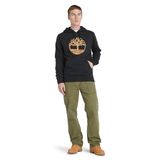 Timberland Erkek kapüşonlu kazak, Core logolu, lacivert, Lacivert, XL