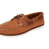 Timberland Erkek Klasik Tekne 2 Gözlü Deri Ayakkabı, Turuncu, 8 UK Wide