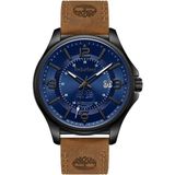 Timberland Erkek Kol Saati - Takvim Fonksiyonlu, Analog, Metal Kasa, Deri Kordon, 3 ATM Suya Dayanıklı