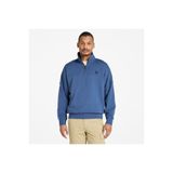 Timberland Erkek Koyu Mavi Çeyrek Fermuarlı Sweatshirt