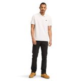 Timberland Erkek Millers River Pike Polo Tişört, Beyaz, XL