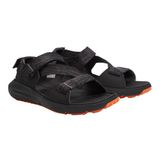 Timberland Erkek Motion Dune Backstrap Sandalet, Siyah dokuma, 46 EU
