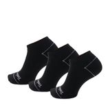 Timberland Erkek Performance No-Show Çorap, 3'lü Paket, Siyah, 9.5-12