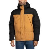 Timberland Erkek sürekli su geçirmez tampon ceket, siyah/sarı, Siyah/Sarı, M