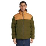 Timberland Erkek Welch Mountain dayanıklı su geçirmez tampon ceket Wheat Boot/Dark Olive Camiseta