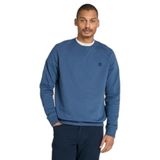 Timberland Exeter Rıver Brushed Back Crew Sweatshir Erkek Mavi Sweatshirt Tb0a2bnkeyo1, Mavi, S